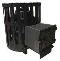 Банная печь Березка ВОЕВОДА 15 (сетчатый кожух) ДТ-3/3С