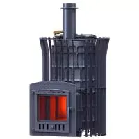 Печь для бани ТехноЛит AVANGARD ЗК 40 (П2) Ураган в сетке Тюльпан