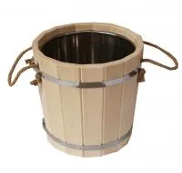 Запарник с нержавеющей вставкой, 10л, ОЛЬХА