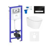 Комплект инсталляции и унитаза 7 в 1 Lavinia Boho Relfix Smart V-Clean 87561161