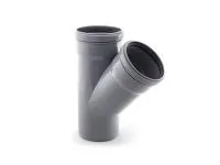 Тройник для внутренней канализации 110/110х45 РосТурПласт