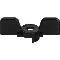 STOUT Ручка-бабочка SVB-BUT-1234 для шарового крана STOUT 1/2 -3/4 (Чёрная)