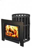 Банная печь Березка ФЛАГМАН 24 (сетчатый кожух)