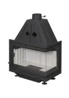 Топка EcoKamin АЛЬФА 700 два стекла правое стекло