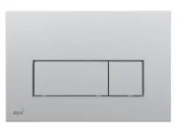 Кнопка для инсталляции (хром-матовая), Alcaplast (M572)