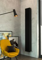 Вертикальный Трубчатый Дизайнерский Алюминиевый радиатор Fusion ECLIPSE (1800 mm.)