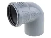 Колено для внутренней канализации 75х87 РосТурПласт