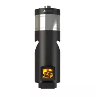 Дровяная банная печь Grill'D Aurora 160А Trio Long (дверца со стеклом)