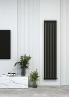 Вертикальный Трубчатый Дизайнерский Алюминиевый радиатор Fusion HORIZON (1800 mm.)