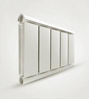 Алюминиевый дизайнерский радиатор SILVER S (молочный)