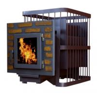 Печь банная ComfortProm Сталь 8мм 16 дверь стекло декор