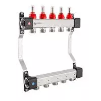 Коллектор из нержавеющей стали KAN-therm InoxFlow UFN с расходометрами