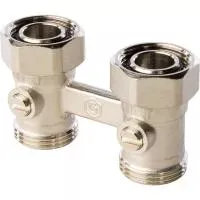 STOUT Узел SVH-0002-000020 нижнего подключения радиатора для двухтрубной системы, прямой 3/4