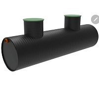 ГОРИЗОНТАЛЬНАЯ СТАНЦИЯ БИОЛ. ОЧИСТКИ KANN ULTRA - 8, 6-8 чел. ввод 90см, принудительный