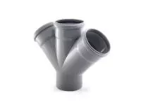 Крестовина для внутренней канализации 110/110/110х45 РосТурПласт