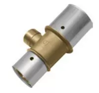 тройник редукционный латунный с наружней резьбой 63/G1"/50 Kan-therm Press